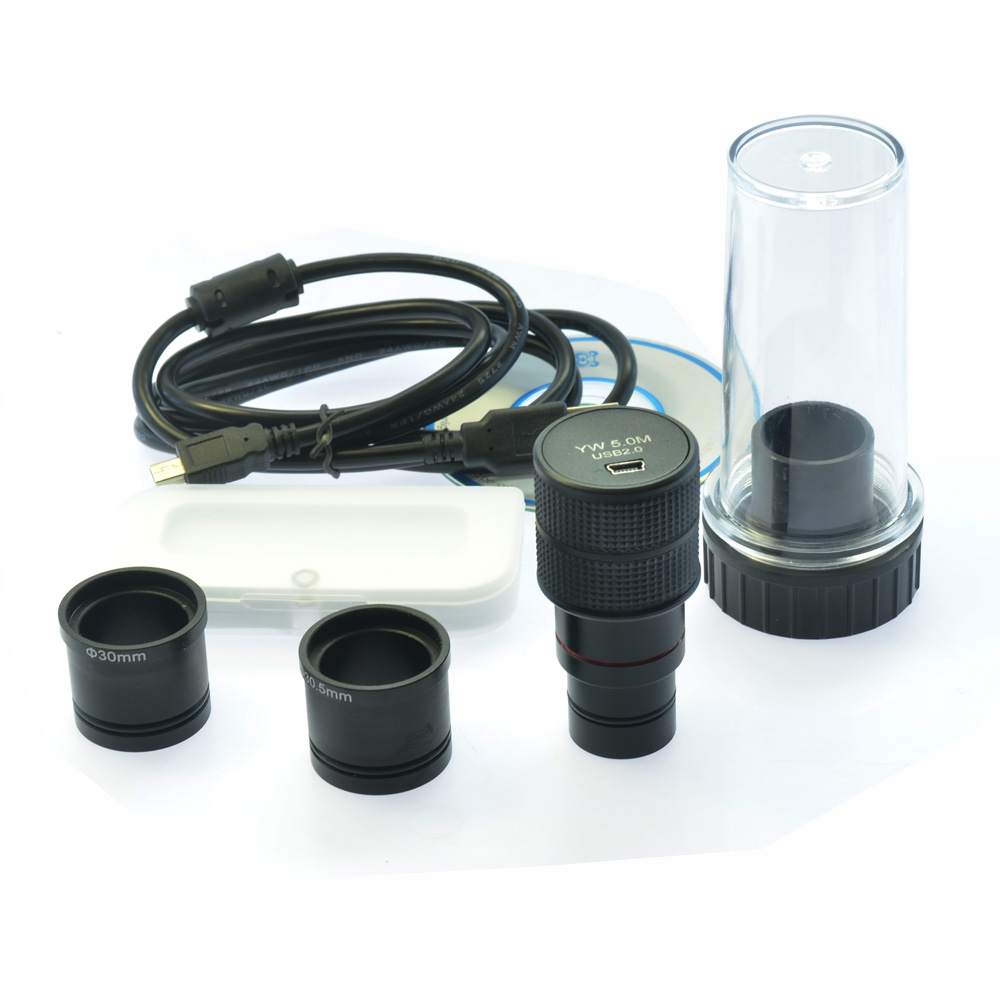 5.0MP USB Industry Microscope Eyepiece Camera 1/2.5" F DigitalMicroscopes Fit 23.2/ 30.0 /30.5 mm