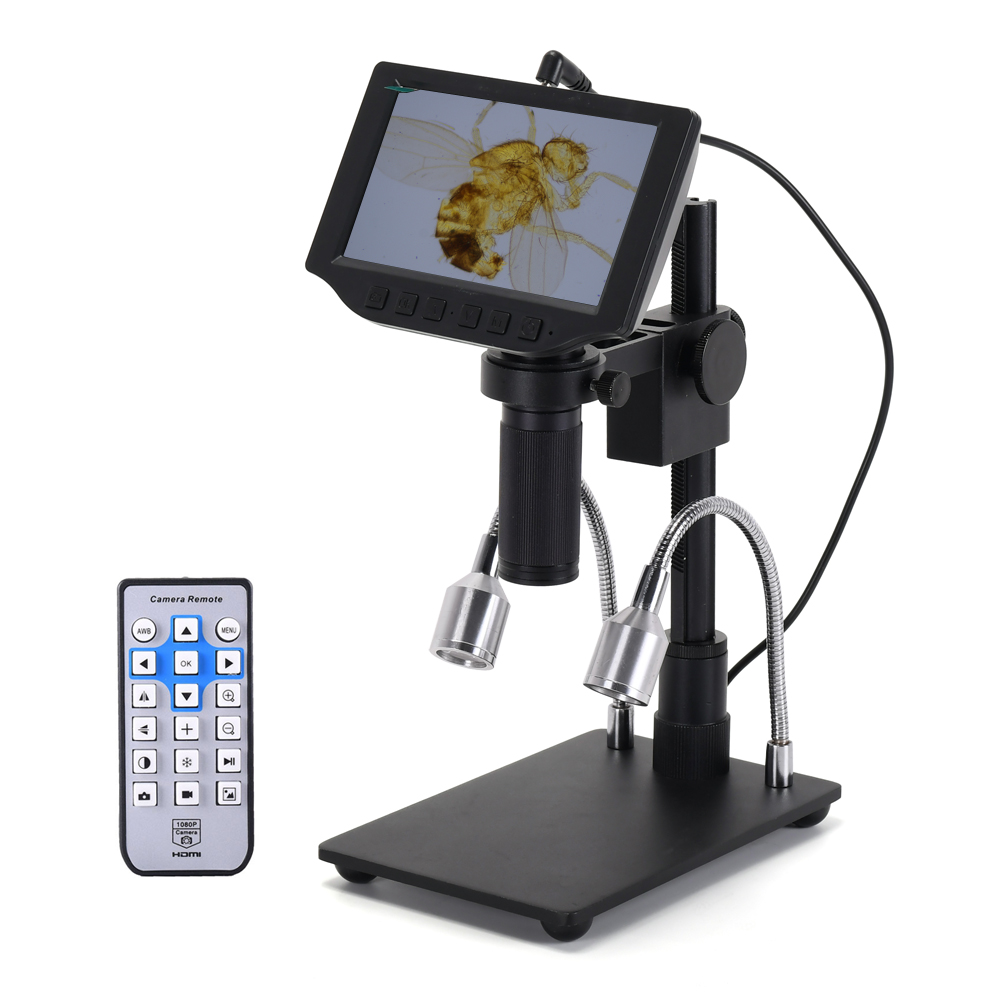 5.1" 16MP Industry Microscope Camera Digital Magnifier with 150X Lens HY-5300