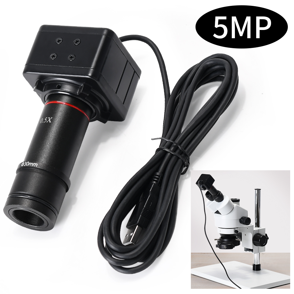 5MP USB2.0 CMOS Video Camera Electronic Digital Eyepiece Microscope