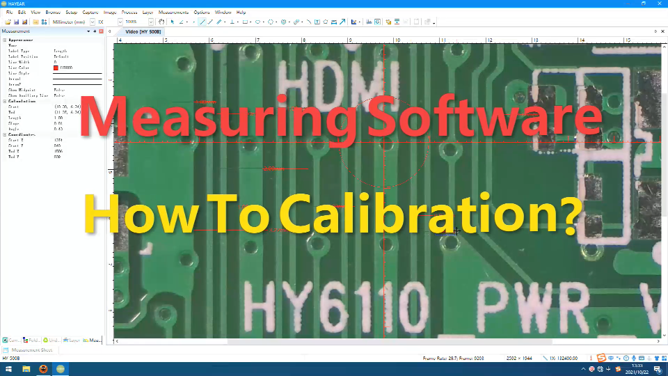 How To Calibration for hayear Measuring Software Instructional Video